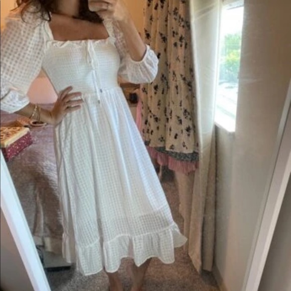 Square neck dress - Picture 9 of 10